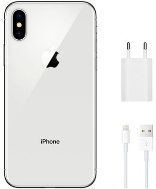 Apple iPhone X 256Gb Silver (MQAG2) - Айфон Х 256 ГБ