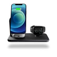 Zens Magnetic + Watch Aluminium Wireless Charger Black with 30W USB-C PD Wall Charger