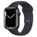 Apple Watch Series 7 GPS 45mm Midnight Aluminum Case With Midnight Sport Band (MKN53)