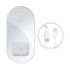 Baseus Simple 2in1 Wireless Charger 18W Max For Phones+Pods White (WXJK-02)